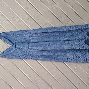 Blue / Lace Summer Dress